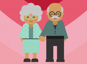 Miniatura przedstawia babcię i dziadka.